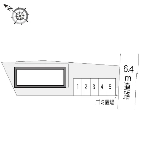 ★手数料０円★船橋市宮本　月極駐車場（LP）